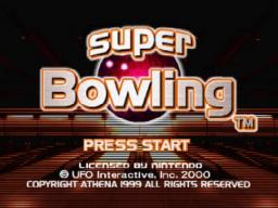 Super Bowling 64 Title Screen